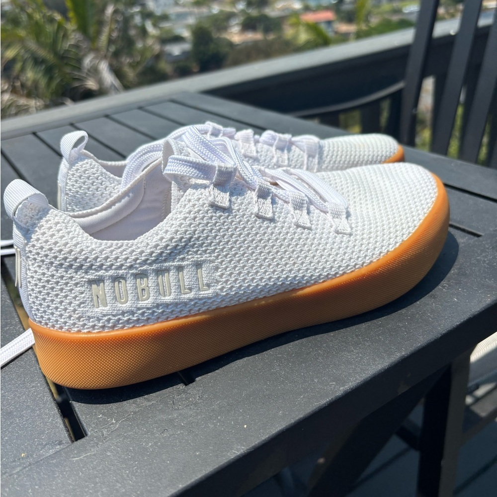 NOBULL White and Tan Women’s Shoes